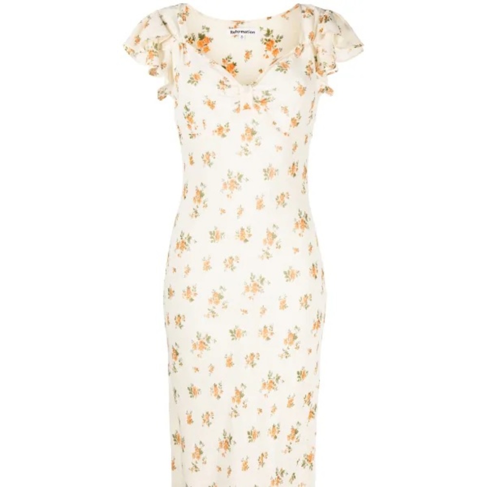 NWT Reformation Lusola Dress flowers